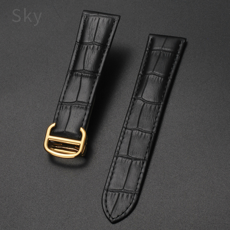 Men'S Accessories London - สำหรับคาร์เทียร์แทงค์เดี่ยวกุญแจลอนดอนกันเหงื่อสายรัดยืดหยุ่นผู้ชายรองเท้าหนังแท้สตรีอุปกรณ์เสริม16 18 20 22มม.