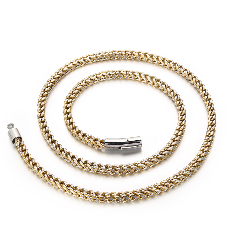 Men Accessories Singapore - 4มม.สแตนเลส68ซม.โซ่แส้แส้ Cool สร้อยคอ Link Chain Biker
