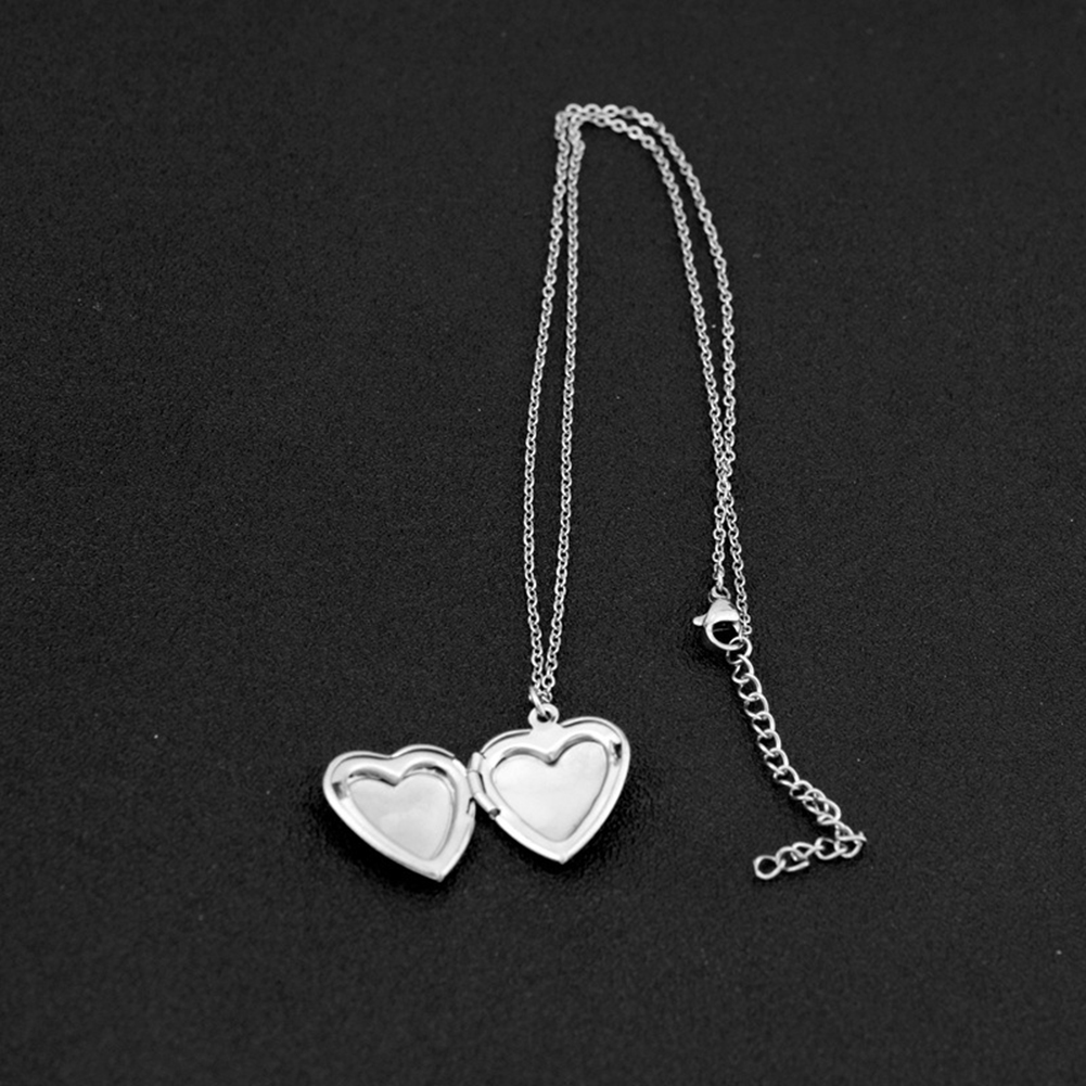 Men Accessories Locket - สำหรับผู้หญิงและผู้ชายจี้โรแมนติกเปิดใช้งานรูปหัวใจมันเครื่องประดับล็อกเกตสร้อยคอเครื่องประดับแฟชั่น