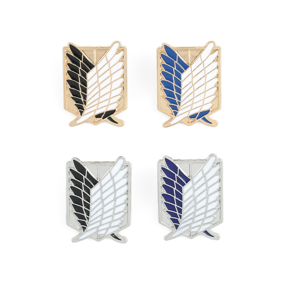 Lapel Pin Enamel - เข็มกลัดเคลือบลายอนิเมะ Attack on Titan เอเรน เยเกอร์