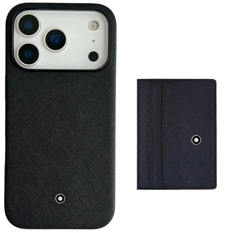 Card Case Minimalist - เคสหนังธุรกิจแบบมินิมอลสำหรับ iPhone 17 Pro Max 16