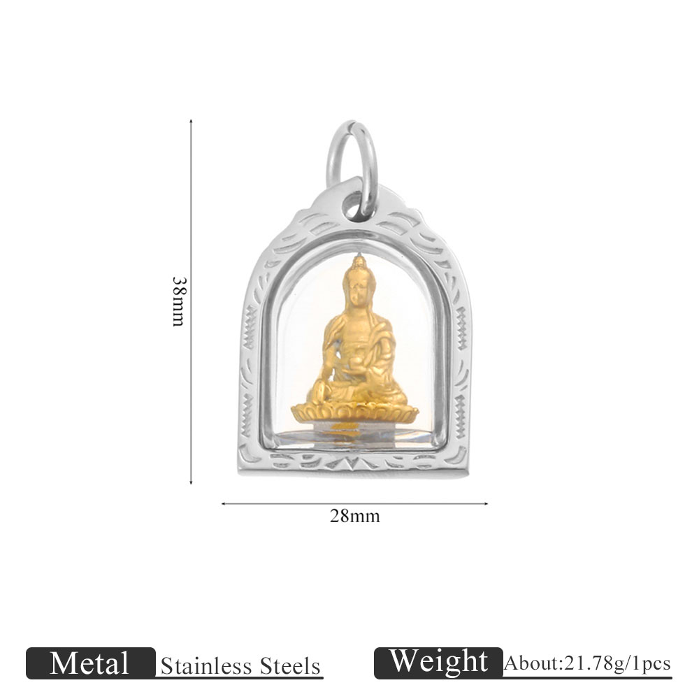 จี้กรอบรูป 1/2 ชิ้น ทำจากสแตนเ - Men Accessories Locket บทวิจารณ์และราคา