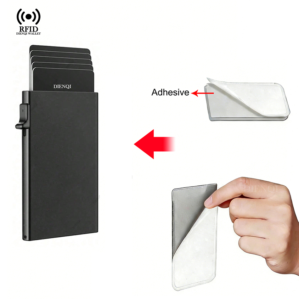 ที่ใส่บัตรเครดิต RFID กระเป๋าส - Card Case Minimalist บทวิจารณ์และราคา