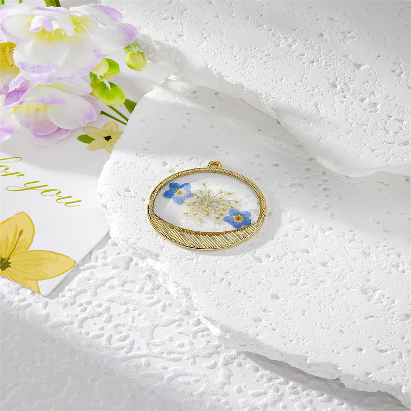 ลูกปัดโลหะรูปทรงหยดน้ำ ลายดอกไ - Men Accessories Locket บทวิจารณ์และราคา