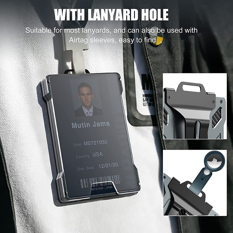 กระเป๋าใส่บัตร RFID แฟชั่น  ใส - Card Case Minimalist บทวิจารณ์และราคา
