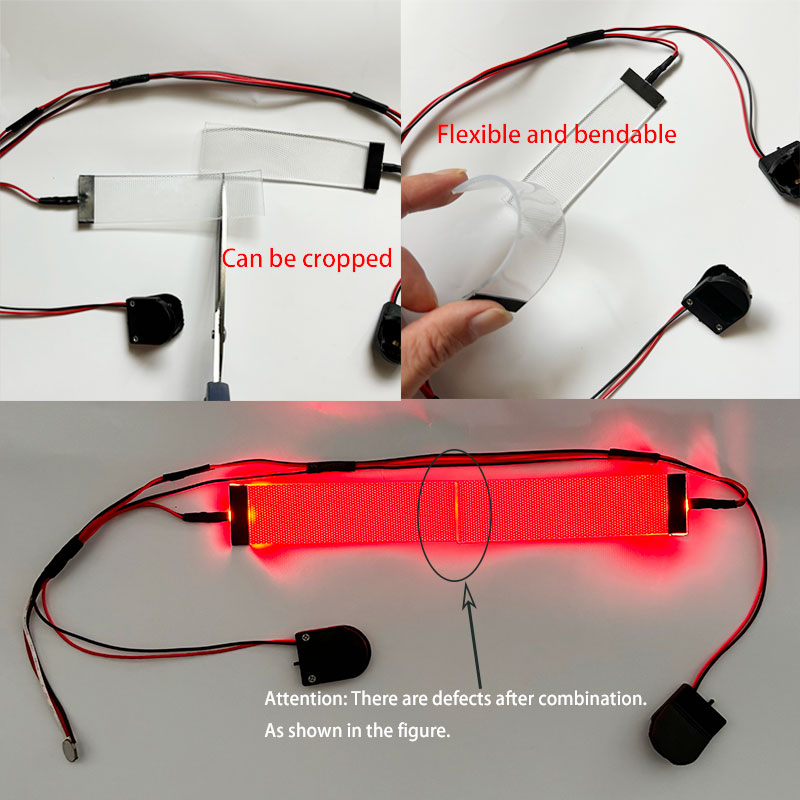 สีแดงยืดหยุ่น Bendable DIY LED - Men Accessories Combo บทวิจารณ์และราคา
