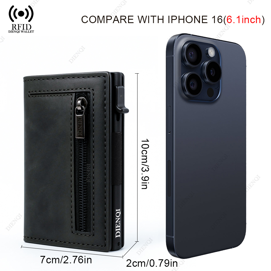 แม่เหล็กผู้ถือบัตรเครดิตหรูหรา - Card Case Minimalist บทวิจารณ์และราคา