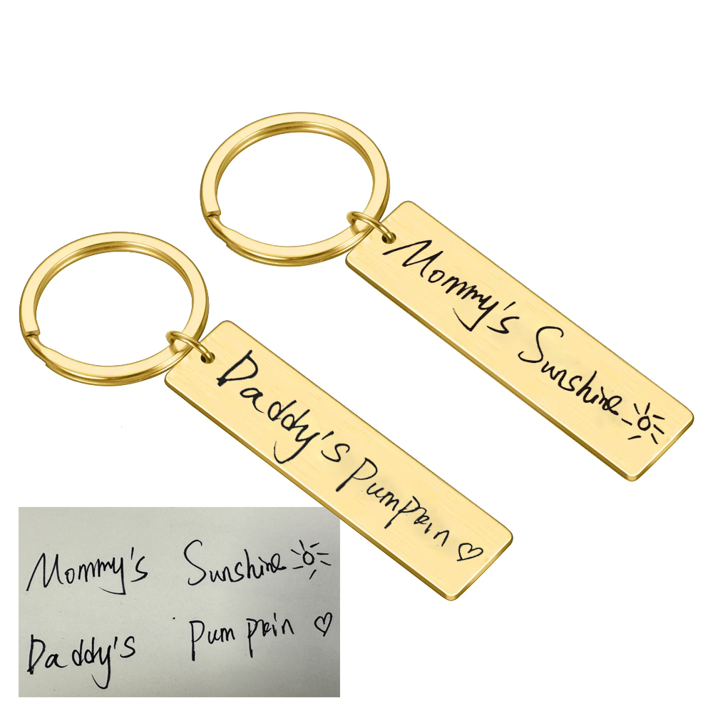 พวงกุญแจลายมือจริงพวงกุญแจส่วน - Men Accessories Ideas บทวิจารณ์และราคา