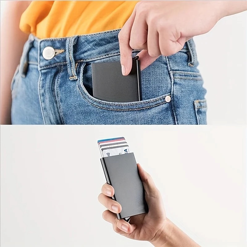 สมาร์ทกระเป๋าสตางค์ผู้ถือบัตรโ - Card Case Minimalist บทวิจารณ์และราคา