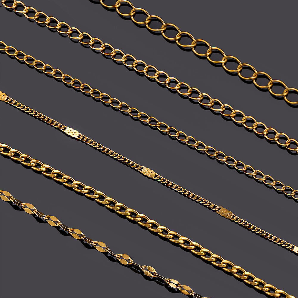 โซ่สแตนเลสสตีลยาว 2 เมตร แบบไข - Men'S Accessories Jewelry Bracelet บทวิจารณ์และราคา