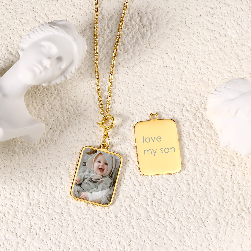 สร้อยคอจี้ธงตัวอักษรภาพถ่ายแบบ - Men'S Accessories Jewelry Bracelet บทวิจารณ์และราคา