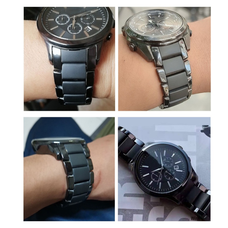 สายนาฬิกาเซรามิคสำหรับอาร์มานี - Men'S Accessories Armani บทวิจารณ์และราคา