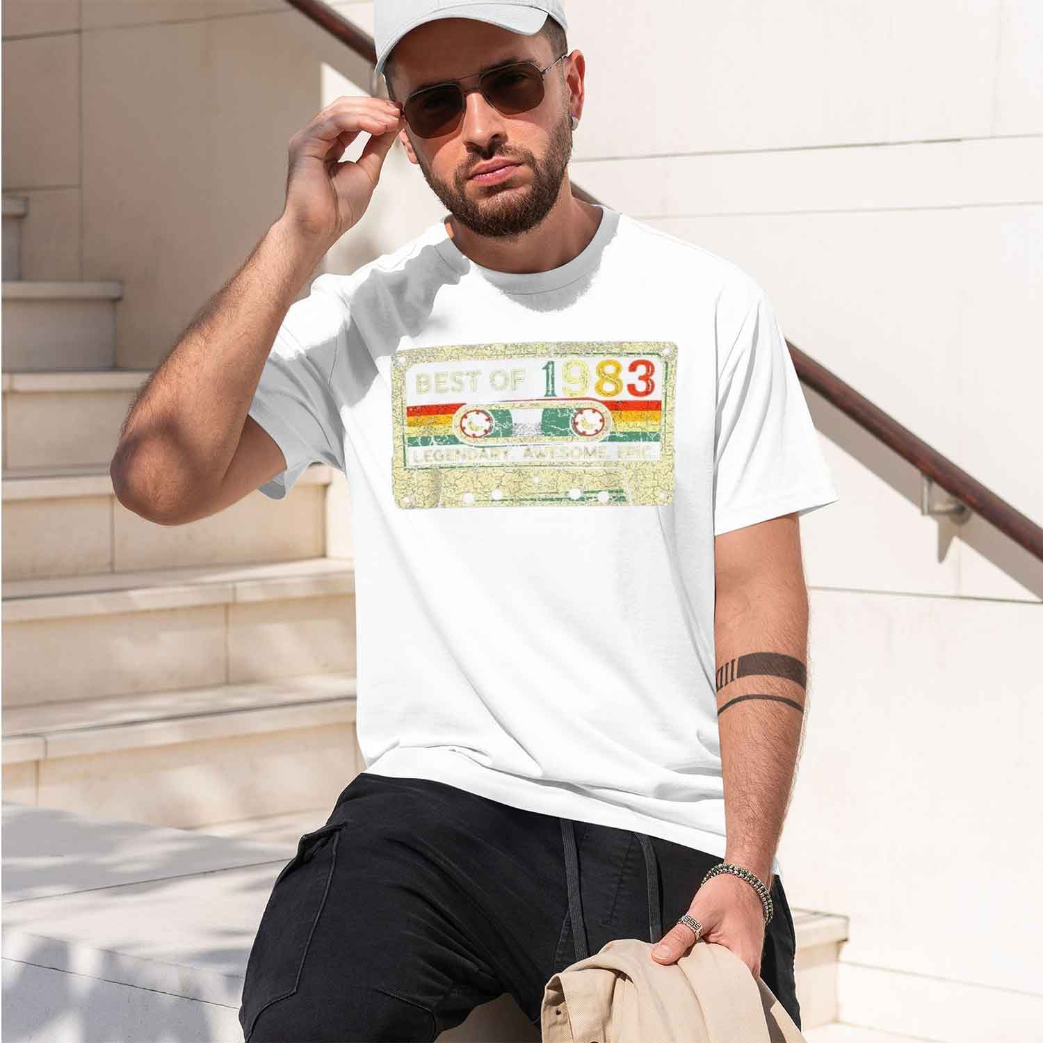 เสื้อยืดวินเทจแท้ ผลิตปี 1983  - Men Accessories Ideas บทวิจารณ์และราคา