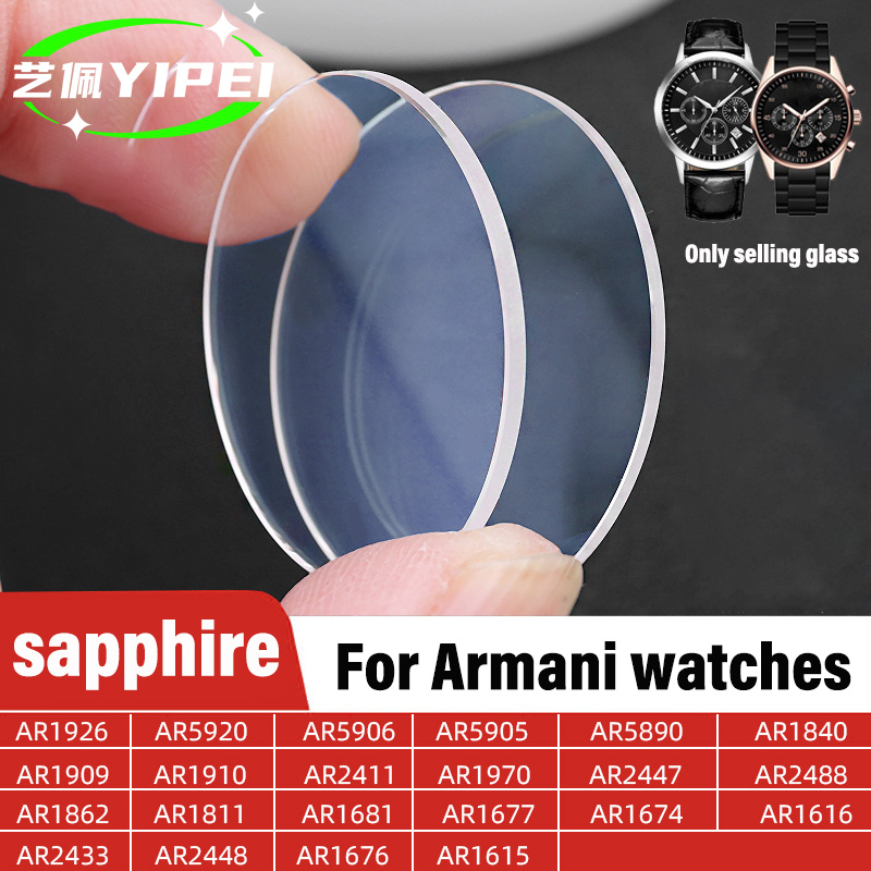 นาฬิกาคริสตัลแซฟไฟร์แบบแบนสำหร - Men'S Accessories Armani บทวิจารณ์และราคา