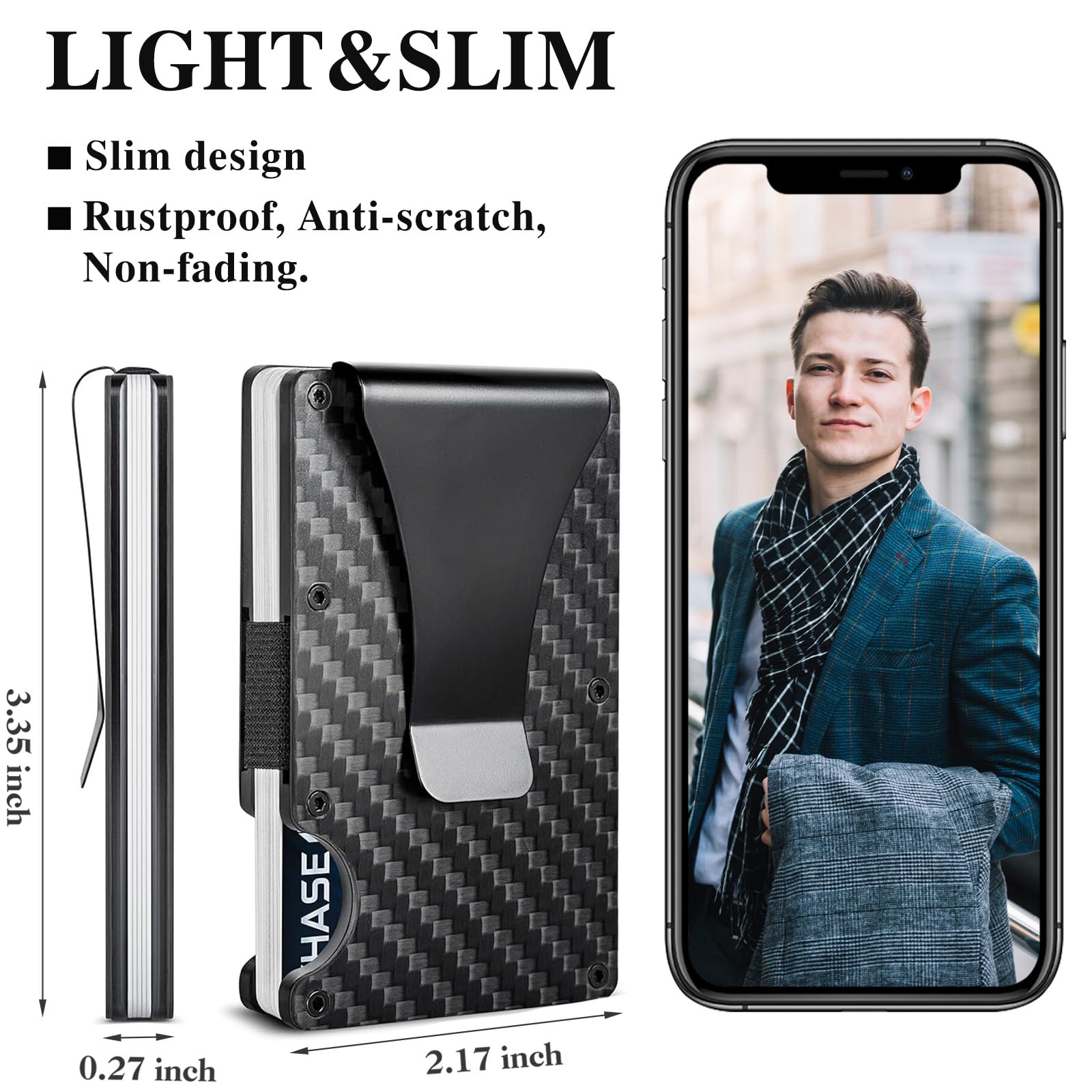 กระเป๋าสตางค์คาร์บอนไฟเบอร์, ก - Card Case Minimalist บทวิจารณ์และราคา