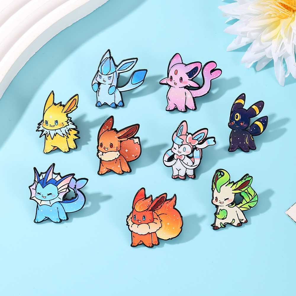 เข็มกลัดโปเกมอน 9 ชิ้น ลายอีวุ - Lapel Pin Enamel บทวิจารณ์และราคา