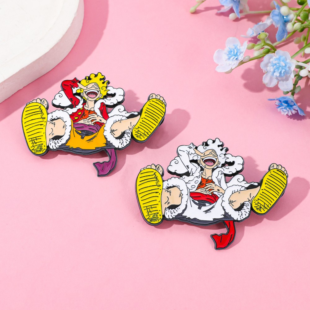 เข็มกลัดอนิเมะลูฟี่ 2 ชิ้น งาน - Lapel Pin Enamel บทวิจารณ์และราคา