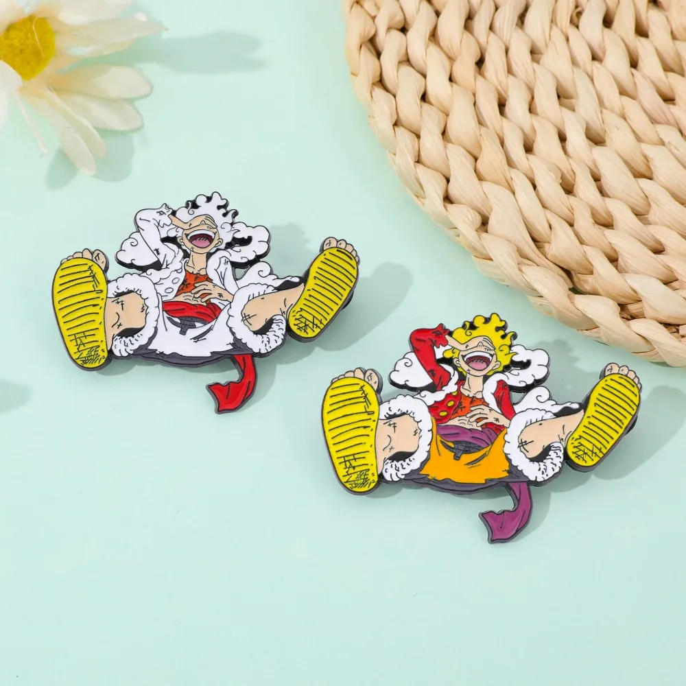 เข็มกลัดอนิเมะลูฟี่ 2 ชิ้น งาน - Lapel Pin Enamel บทวิจารณ์และราคา