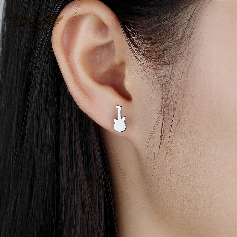 ต่างหูรูปกีตาร์ 12 คู่ สำหรับผ - Men Accessories Store บทวิจารณ์และราคา