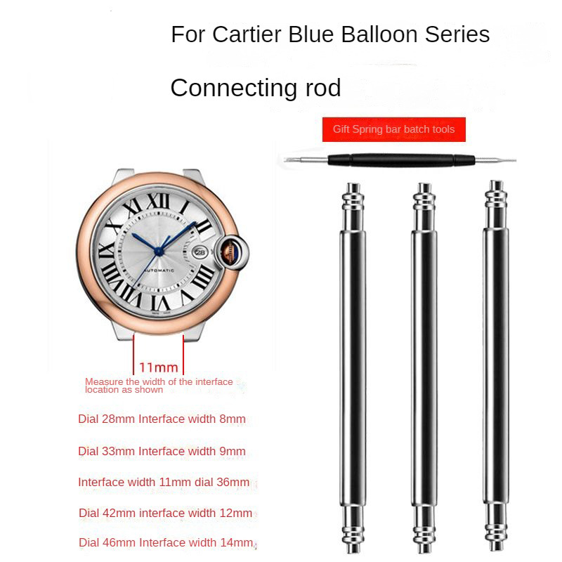 Spring Bar สำหรับ Cartier Blue - Men'S Accessories London บทวิจารณ์และราคา